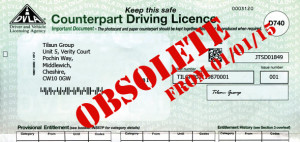 Application For Driving Licence Counterpart Non