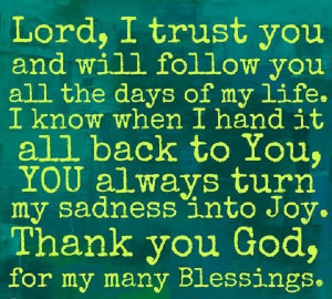 Thank You God For My Blessings Quotes