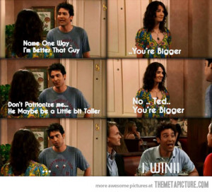 Funny photos funny Ted Robin How I Met Your Mother