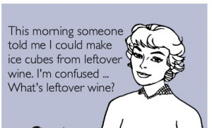 Wine Humor Leftover Wine