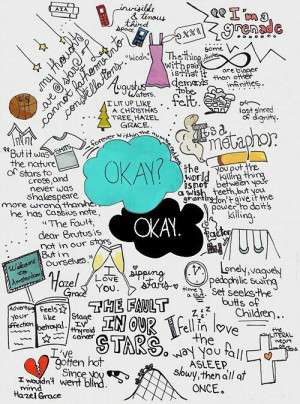 Fault in Our Stars - quote collageStar Quotes, Quotes Collage, Stars ...