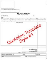 free quote template #1