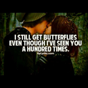 Still get butterflies