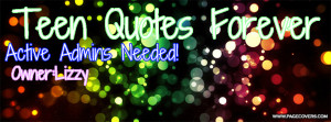 Cover For My Page Teen Quotes Forever Cover Comments