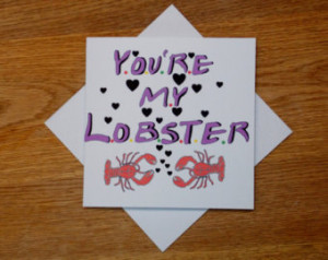 FRIENDS - TV - Phoebe - You're my lobster - quote - Anniversary card ...