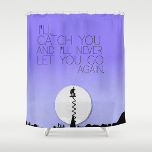 despicable me... inspirational gru quote... nursery Shower Curtain