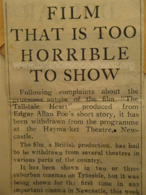 Tell Tale Heart Eye The tell-tale heart