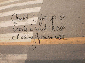 Chasing Pavements Adele Lyrics
