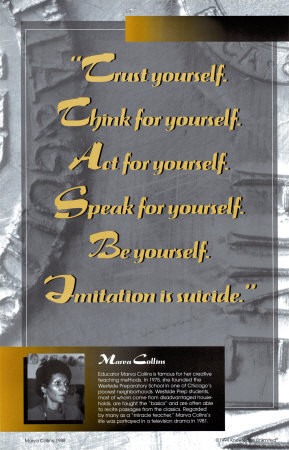 Inspirational Quotations - Marva Collins