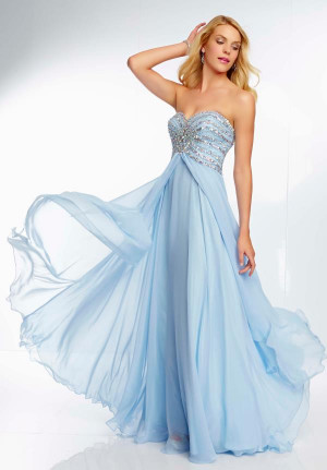 long prom dresses blue a line sweetheart floor length lace up prom