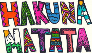 beautiful, drawing, drawings, hakuna matata, lion king, quote, quotes