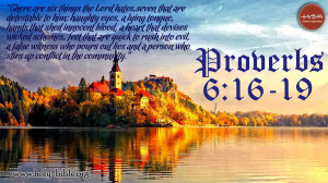 Bible Verse of the day – Proverbs 6:16-19