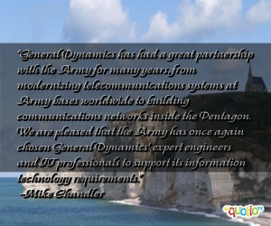 General Dynamics has had a great partnership with the Army for many ...