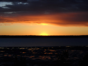 Sun Sets in the North (Anchorage, AK, June 14, 2012) Susitna at Sunset ...
