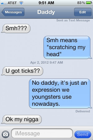 Nice comeback Dad Funny Quote Picture