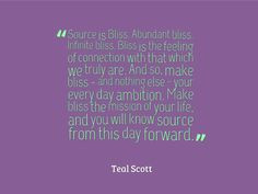 Bliss - Teal Scott More