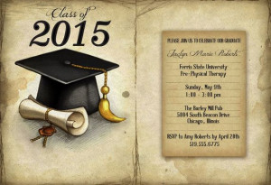 Vintage Graduation, Invitations Printables, Graduation Announcements ...