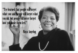 ... on forever. Here are just a few of Maya Angelou's greatest quotes