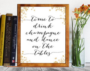 ... Printable art wall decor, inspirational quotes party decor - and dance