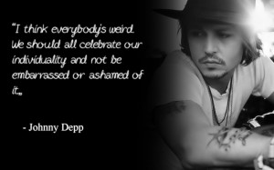 johnny depp quote on love