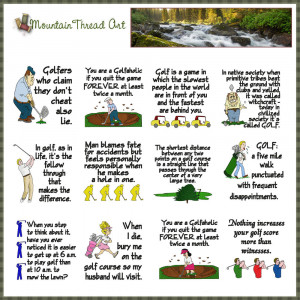 Golf Lover Quotes Quilt...