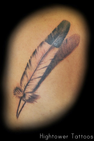 Collection of Eagle Feather Tattoos