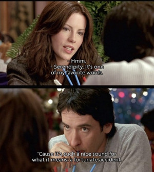 john cusack, movie, quote, serendipity