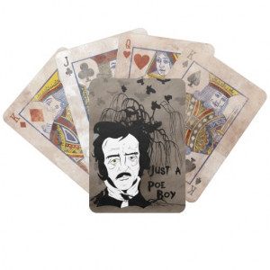 Funny Edgar Allen Poe Quote Playing Cards