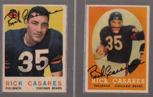 1958 and 59 Topps Rick Casares