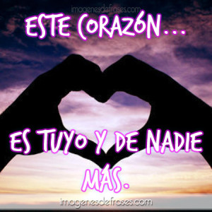 Este corazón es tuyo - Imagenes para Facebook
