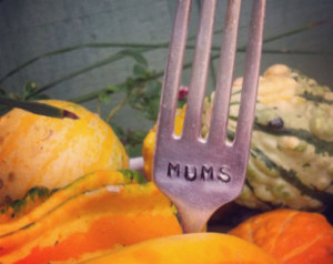 Mums-Vintage Silverware Garden Mark er ...