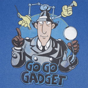 shirt L' ISPETTORE GADGET Go Go Gadget