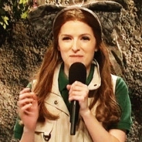 Forest Ranger Anna Kendrick Laughs As She Reports The News On SNL