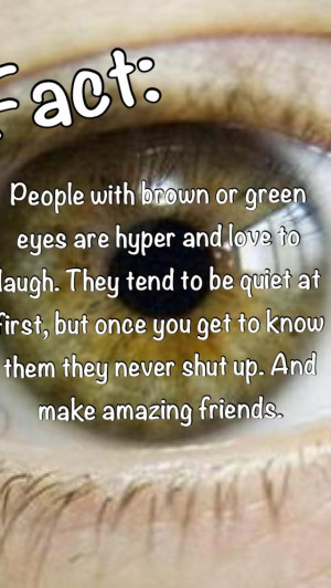 People with Brown Eyes Quotes
