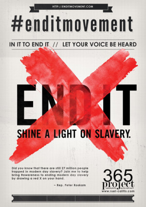 ... red X on your hand. ‪#‎enditmovement‬. ~ Rep. Peter Roskam