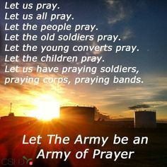 ... Quotes | Let The Salvation Army be an army of prayer | Salvation Army