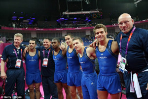 ... Gymnastics Men's Team qualification on Day 1 of the London 2012