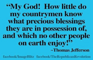 Thomas Jefferson Quote My God! is right!