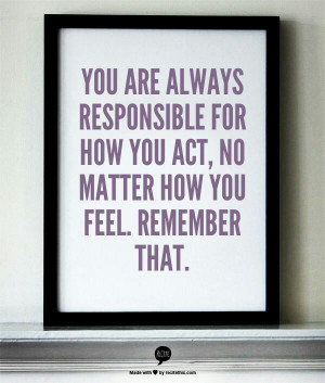 Your #responsibility...