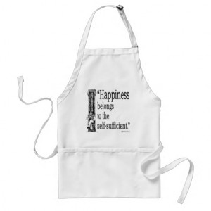 Aristotle Quote - Happiness - Quotes Sayings Adult Apron