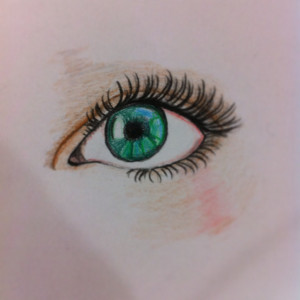 pencil drawings cat eyes image