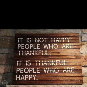 Key to happiness:::GRATITUDE!!