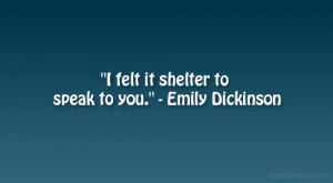 emily dickinson quote