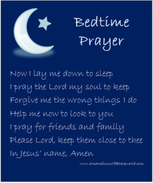 Prayer For Good Night Sleep http://www.amamainourfathersworld.com/