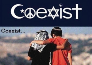Coexist....wonderful picture. We could all learn from these two!