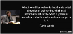 show is that there is a vital dimension of their writing, which I call ...