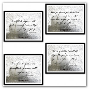 Basketball Posters 5-8 in Black and White