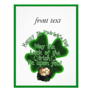 st_patricks_day_may_the_luck_of_the_irish_invitation ...