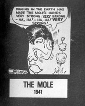 Journey's Steve Perry and Chester Gould's The Mole.