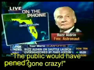 Buzz Aldrin claims Apollo 11 astronauts saw UFOs on way to the moon